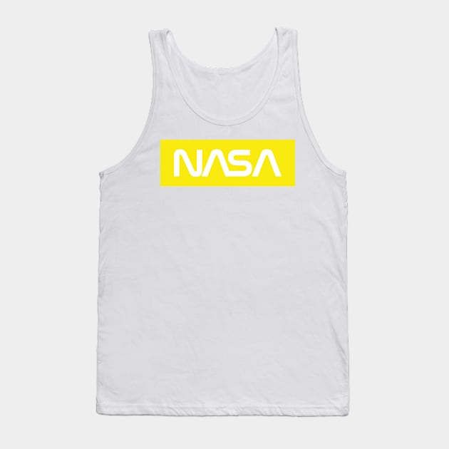 NASA Box Logo - Yellow 2 Tank Top by GreazyL